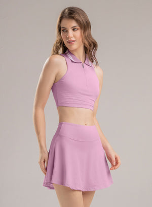 Top deportivo color rosado para mujer, marca BABALÚ, referencia 113593, vista frontal. Compra al por mayor en int.babalu.com.co en USD.