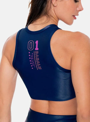 Top deportivo para mujer, marca BABALÚ, referencia 103243, vista detalle. Compra al por mayor en int.babalu.com.co en USD.