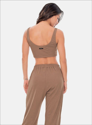 Top deportivo para mujer, marca BABALÚ, referencia 107983, vista detalle. Compra al por mayor en int.babalu.com.co en USD.