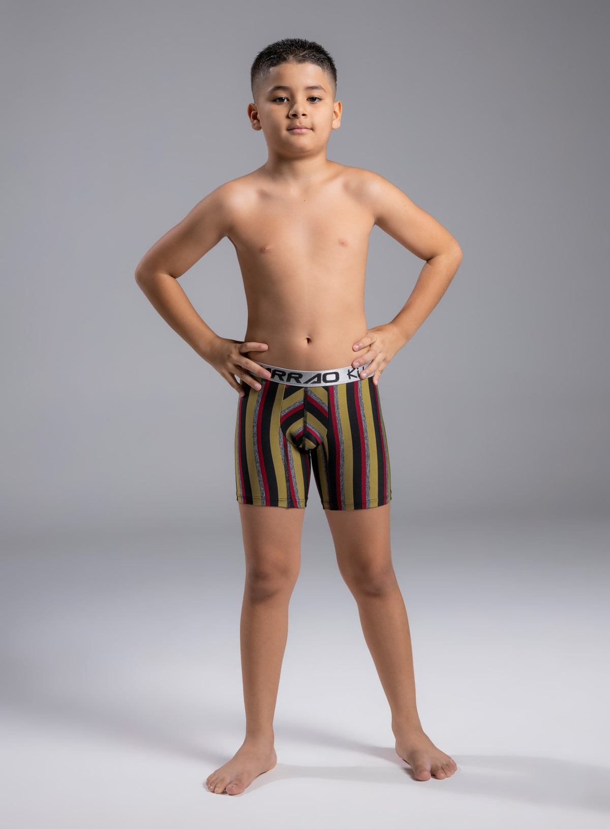 BOXER JUNIOR MICROFIBRA RAYAS PINTA A