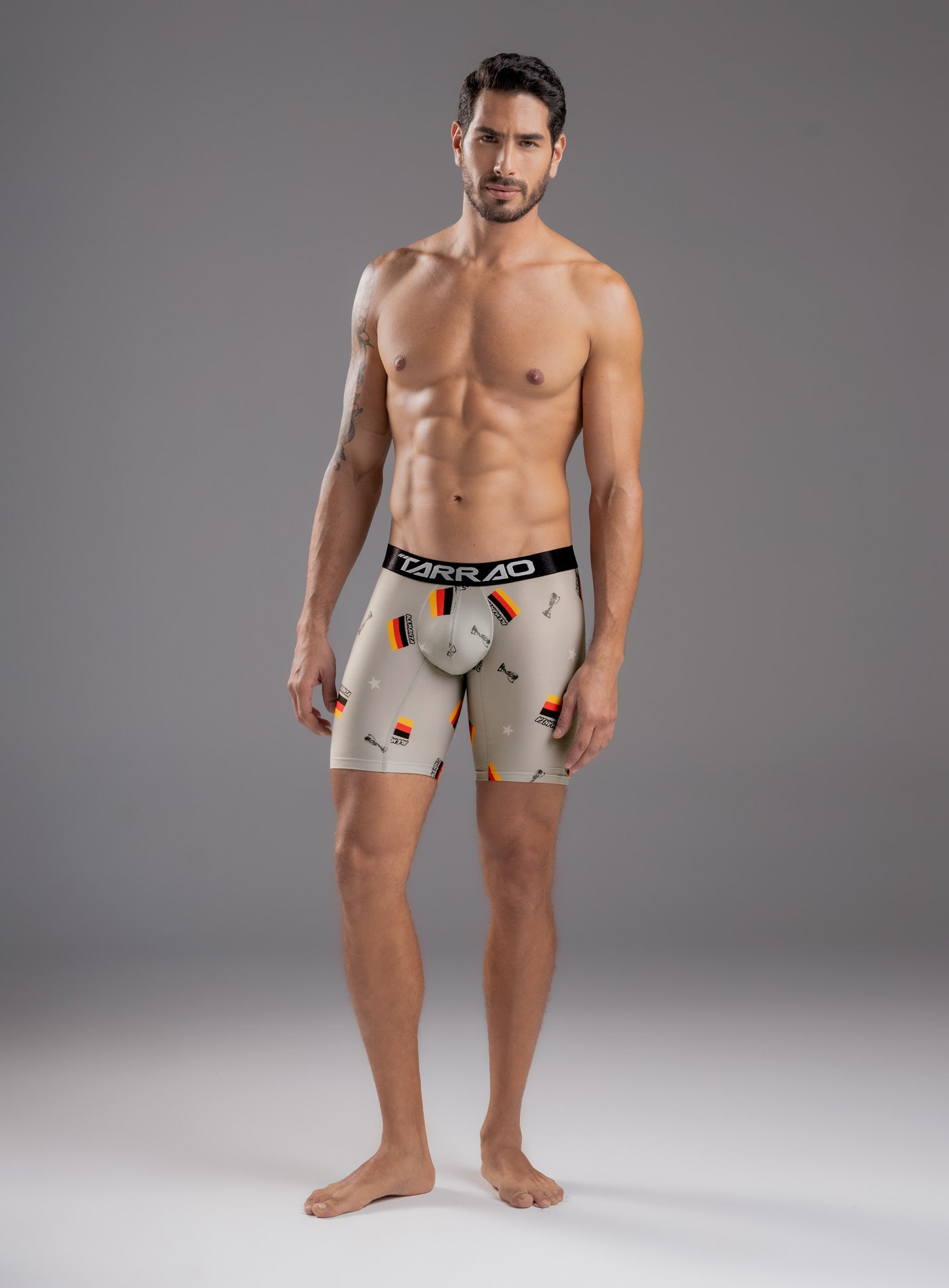 SUBLIMATED MICROFIBER LONG BOXER BRIEFS UNITED 26