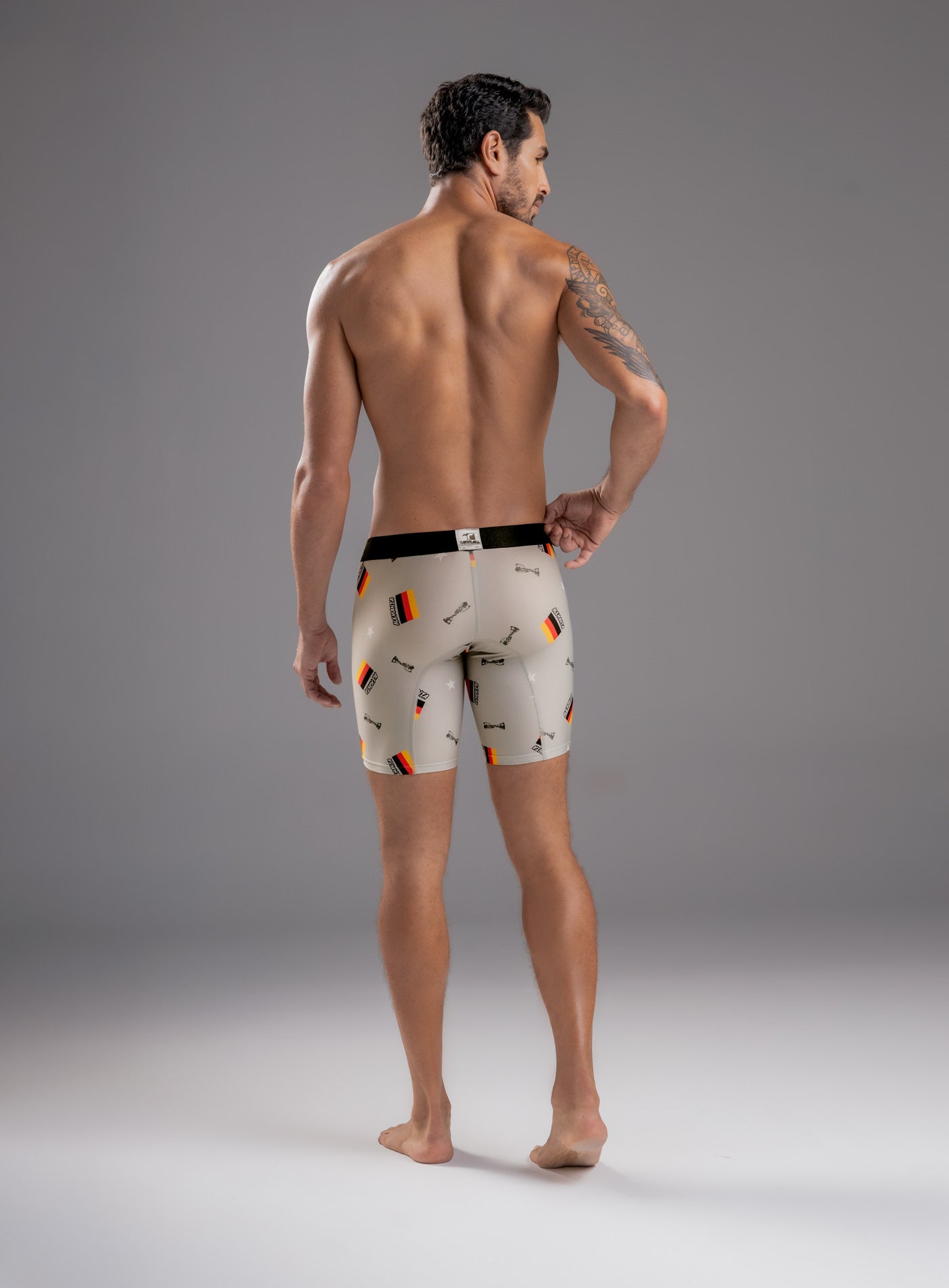 SUBLIMATED MICROFIBER LONG BOXER BRIEFS UNITED 26