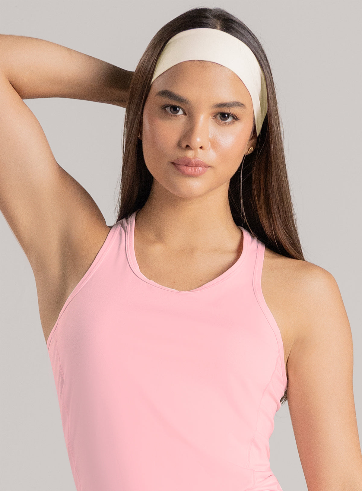 Balaca deportiva color marfil para mujer, marca BABALÚ, referencia 115013, vista frontal. Compra al por mayor en int.babalu.com.co en USD.