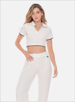 Blusa deportiva para mujer, marca BABALÚ, referencia 108973, vista detalle. Compra al por mayor en int.babalu.com.co en USD.