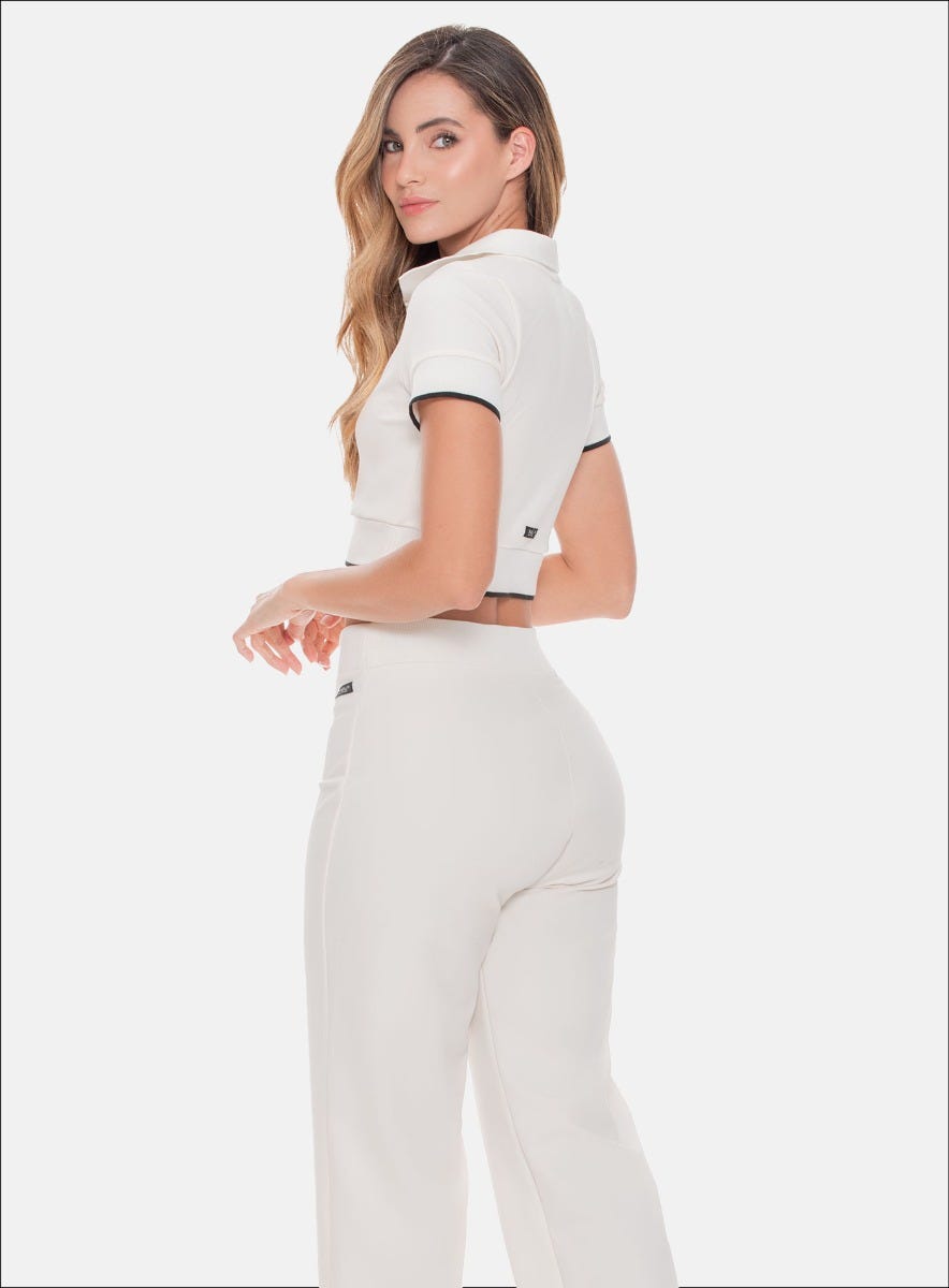 Blusa deportiva para mujer, marca BABALÚ, referencia 108973, vista detalle. Compra al por mayor en int.babalu.com.co en USD.