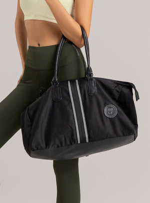 Bolso deportivo color negro para mujer, marca BABALÚ, referencia 114993, vista frontal. Compra al por mayor en int.babalu.com.co en USD.