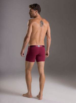 Boxer corto color azul para hombre, marca TARRAO, referencia 18551, vista trasera. Compra al por mayor en int.babalu.com.co en USD.