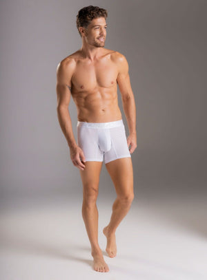 Boxer corto color blanco para hombre, marca TARRAO, referencia 18931, vista frontal. Compra al por mayor en int.babalu.com.co en USD.