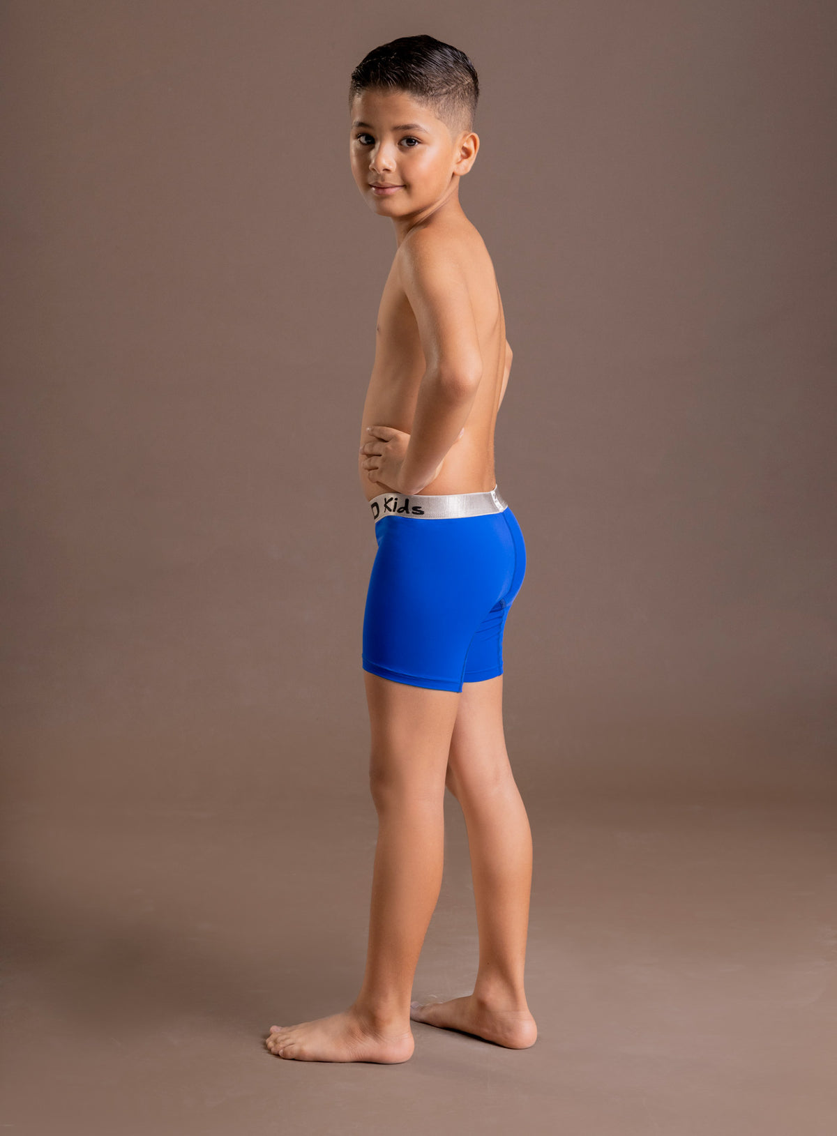 Boxer junior color azul para infantil, marca TARRAO, referencia 77931, vista detalle. Compra al por mayor en int.babalu.com.co en USD.