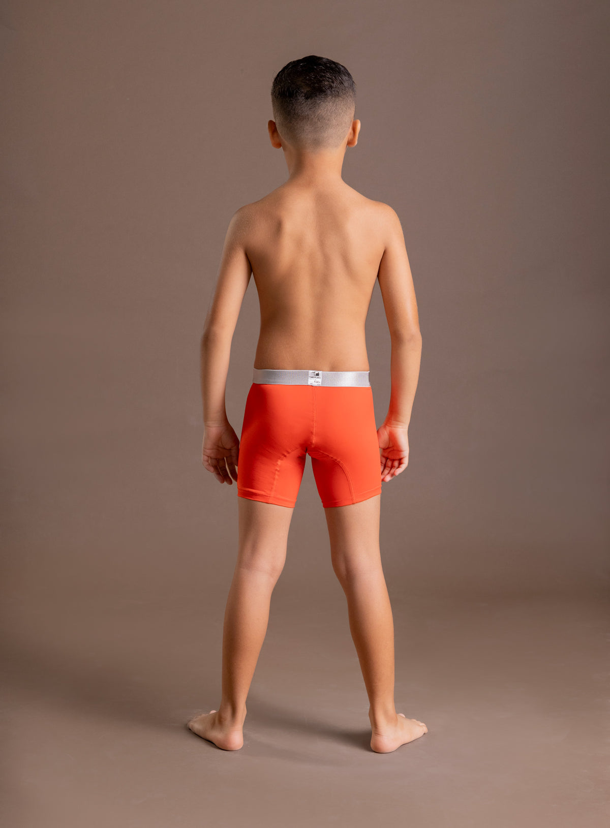 Boxer junior color naranja para infantil, marca TARRAO, referencia 77931, vista detalle. Compra al por mayor en int.babalu.com.co en USD.