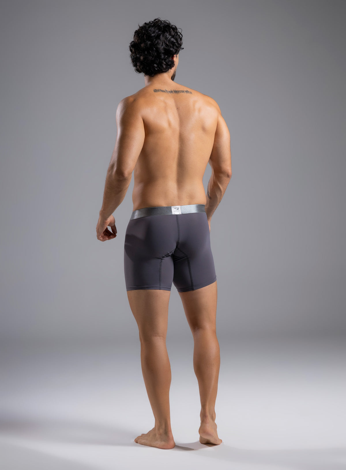 Boxer largo color verde para hombre, marca TARRAO, referencia 78441-yaiba, vista trasera. Compra al por mayor en int.babalu.com.co en USD.