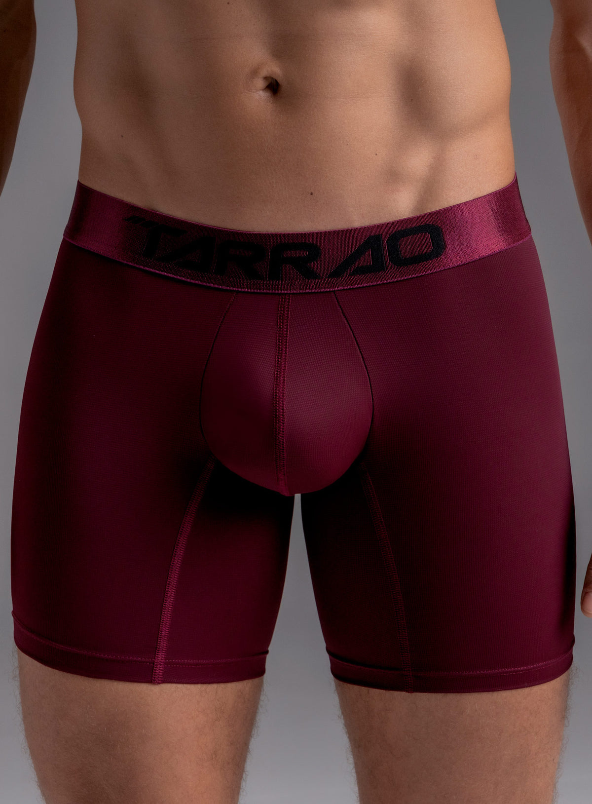 Boxer microfibra color negro para hombre, marca TARRAO, referencia 17001i, vista frontal. Compra al por mayor en int.babalu.com.co en USD.