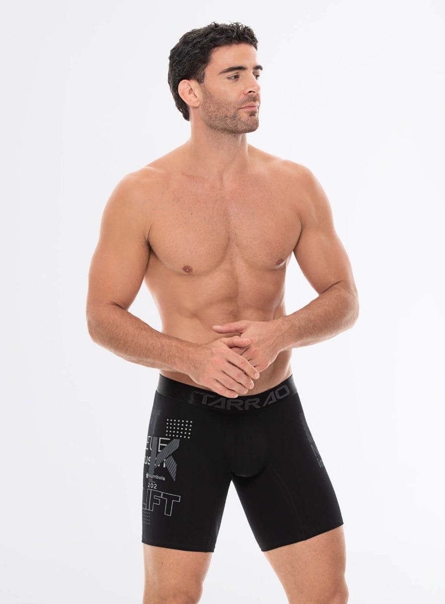 BOXER LARGO ALGODÓN ESTAMPADO