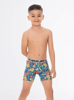 Bóxer largo para niños en microfibra sublimada, no se desgasta ni destiñe Tarrao Tarrao Kids ref 76331B