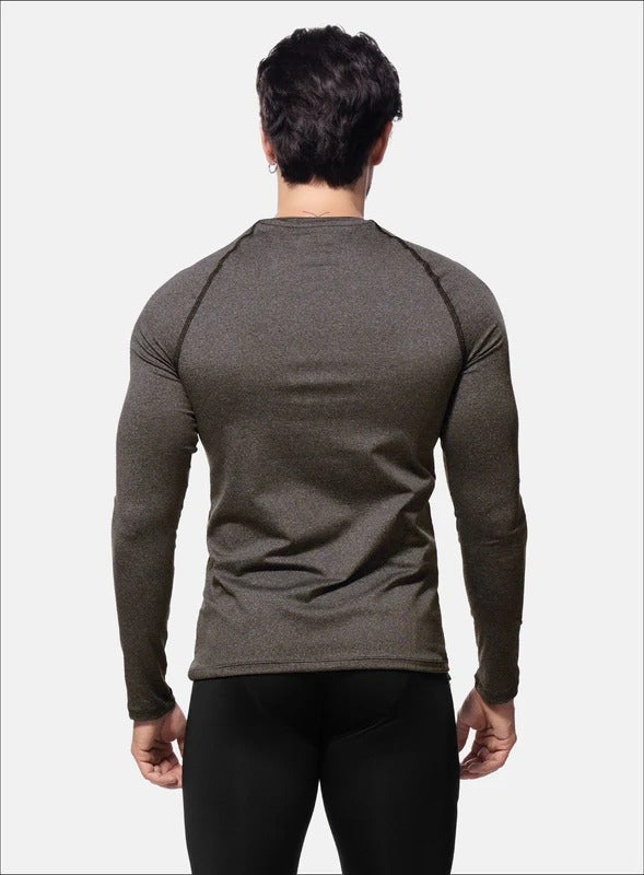 Camibuso deportivo color gris para hombre, marca INIZIO, referencia 84386, vista trasera. Compra al por mayor en int.babalu.com.co en USD.