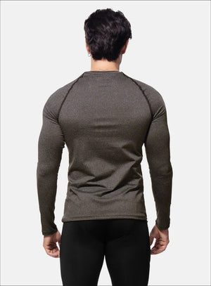 Camibuso deportivo color gris para hombre, marca INIZIO, referencia 84386, vista trasera. Compra al por mayor en int.babalu.com.co en USD.