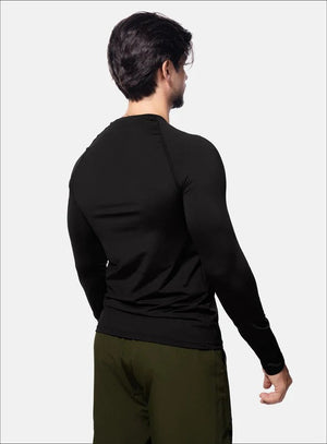 Camibuso deportivo color negro para hombre, marca INIZIO, referencia 84386, vista trasera. Compra al por mayor en int.babalu.com.co en USD.