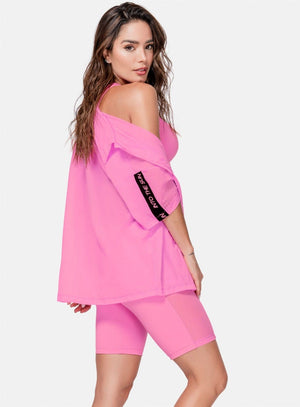 Camisa deportiva para mujer, marca BABALÚ, referencia 105273, vista detalle. Compra al por mayor en int.babalu.com.co en USD.