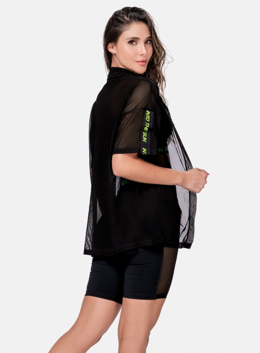 Camisa deportiva para mujer, marca BABALÚ, referencia 105273, vista detalle. Compra al por mayor en int.babalu.com.co en USD.
