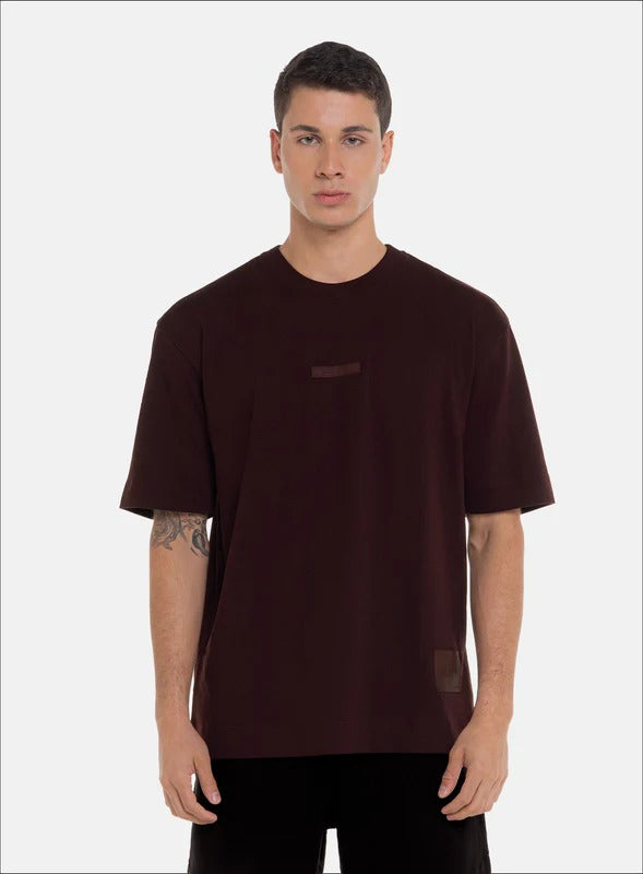 OVERSIZED 100% COTTON T-SHIRT WITH FRONT PRINT - SPECIAL PRICE