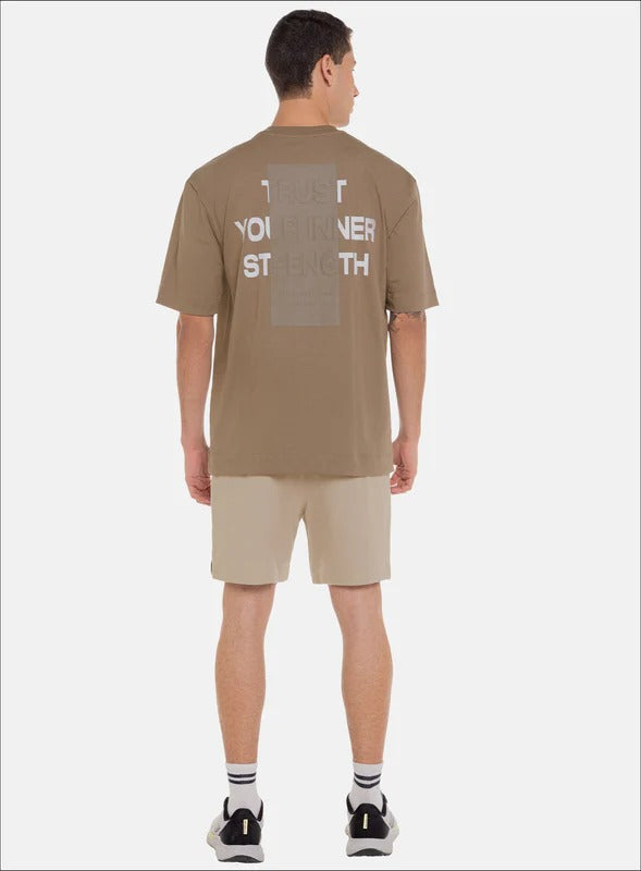 OVERSIZED 100% COTTON T-SHIRT WITH FRONT PRINT - SPECIAL PRICE