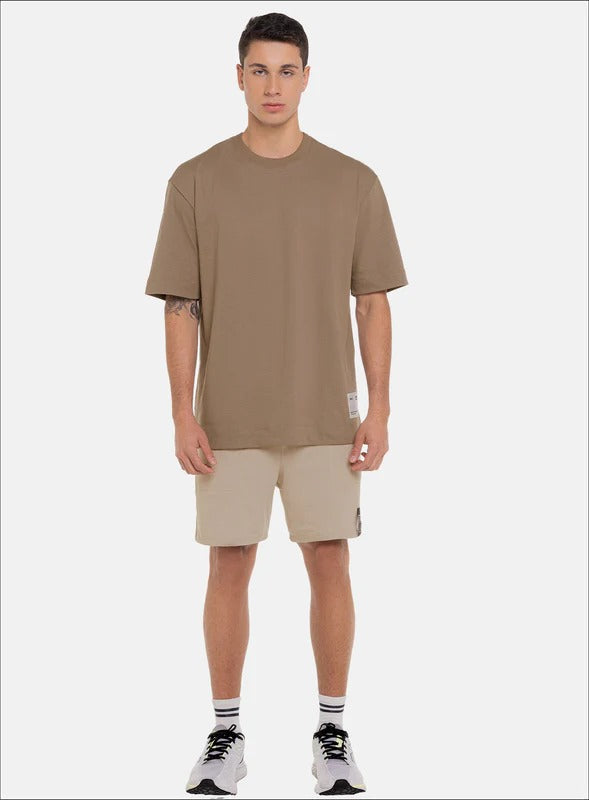 OVERSIZED 100% COTTON T-SHIRT WITH FRONT PRINT - SPECIAL PRICE