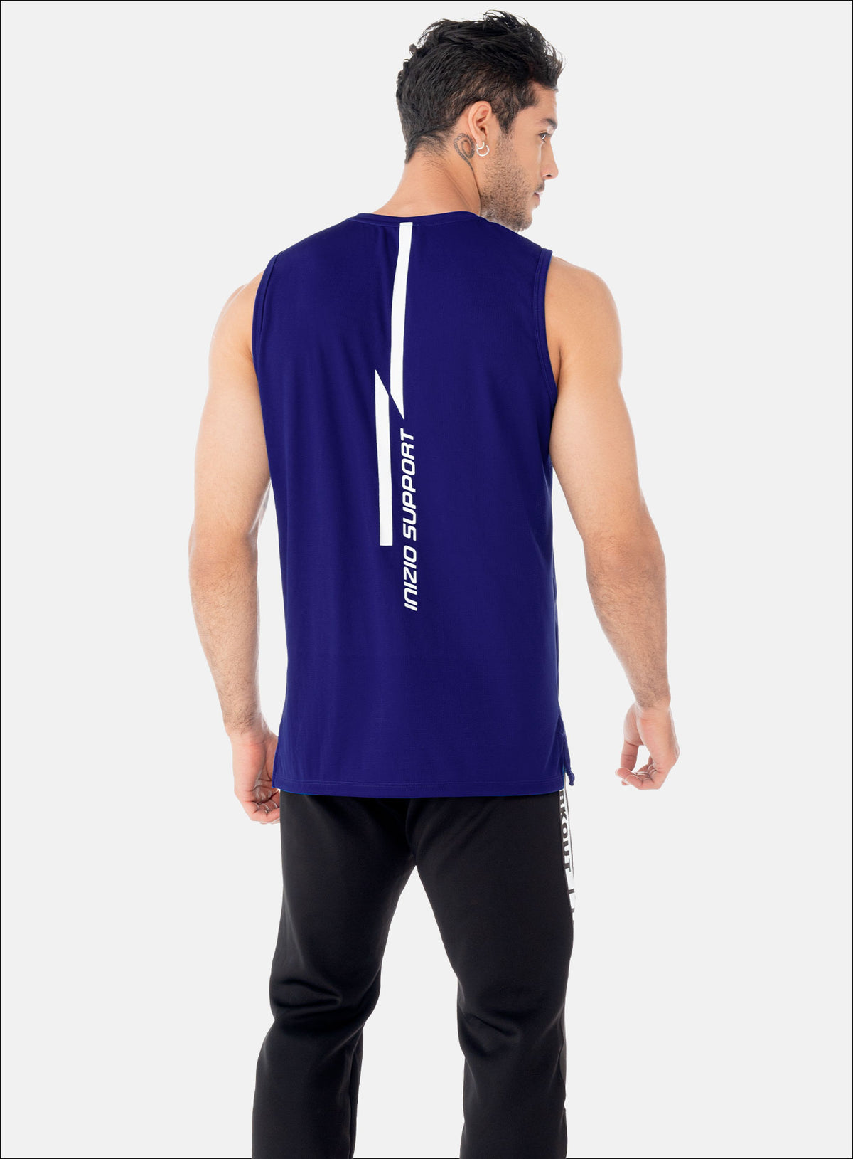 Camisilla deportiva color rojo para mujer, marca INIZIO, referencia 86476, vista trasera. Compra al por mayor en int.babalu.com.co en USD.