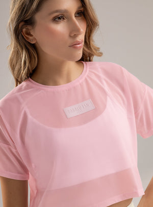 Camistea deportiva color rosado para mujer, marca BABALÚ, referencia 105883, vista frontal. Compra al por mayor en int.babalu.com.co en USD.