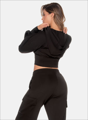 Chaqueta deportiva para mujer, marca BABALÚ, referencia 109553, vista detalle. Compra al por mayor en int.babalu.com.co en USD.