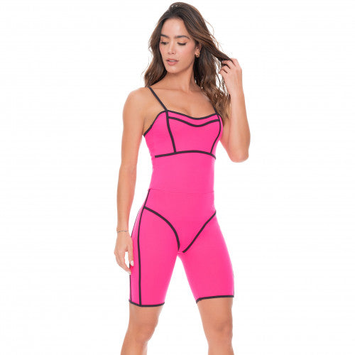 Enterizo deportivo para mujer, marca BABALÚ, referencia 102533, vista frontal. Compra al por mayor en int.babalu.com.co en USD.