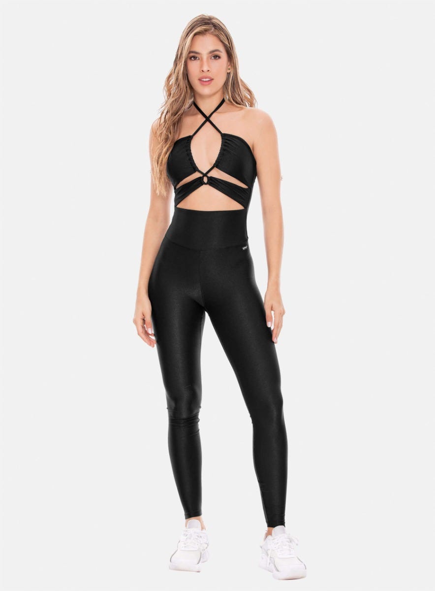 Enterizo deportivo para mujer, marca BABALÚ, referencia 107383, vista detalle. Compra al por mayor en int.babalu.com.co en USD.