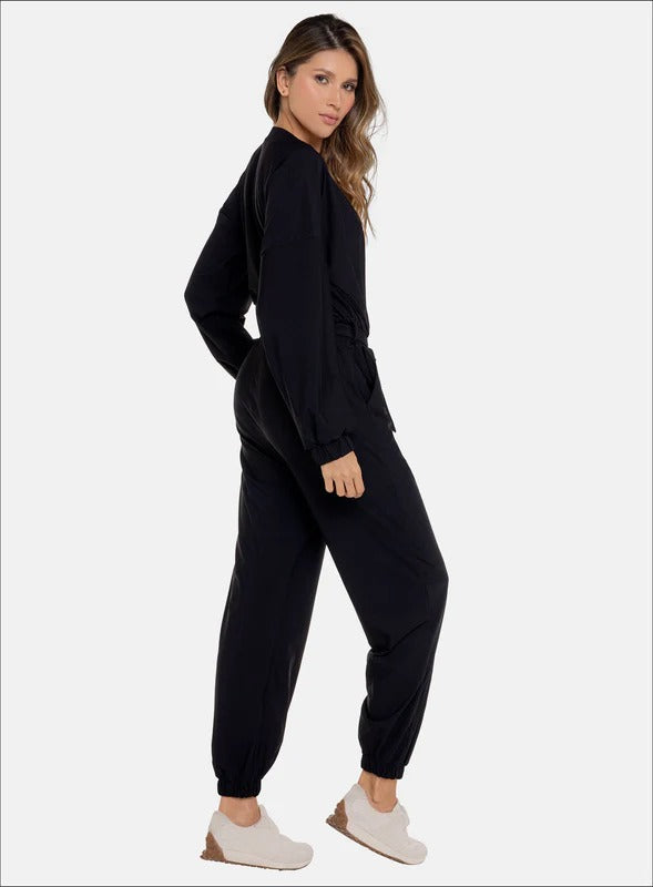 Enterizo casual con bolsillos y cinturón - PRECIO ESPECIAL