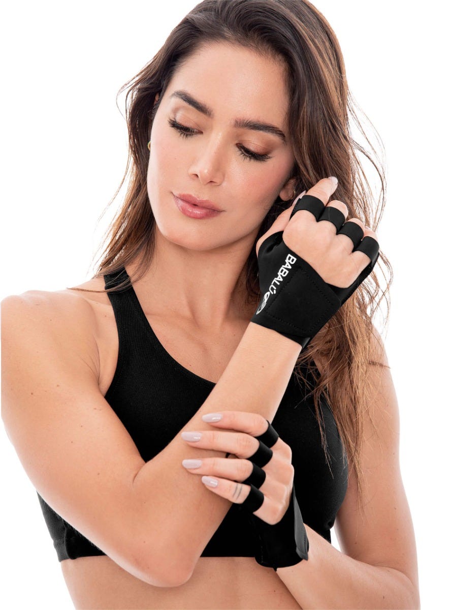 SPORTS GLOVES POLYESTER WITH GRIPS