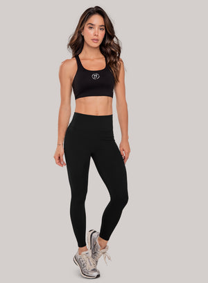 Leggins deportivo color amarillo para mujer, marca BABALÚ, referencia 114823, vista frontal. Compra al por mayor en int.babalu.com.co en USD.