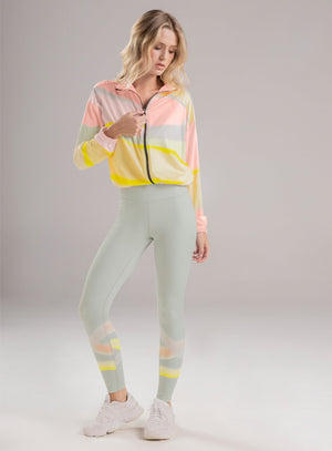 Leggins deportivo color gris para mujer, marca BABALÚ, referencia 112933, vista frontal. Compra al por mayor en int.babalu.com.co en USD.
