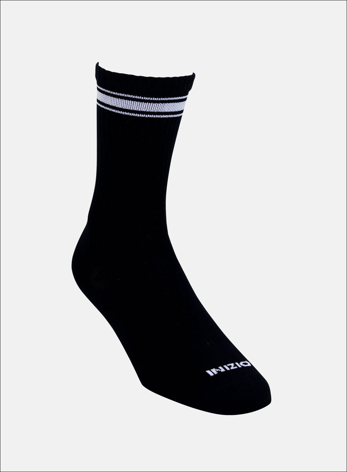 Media canillera color blanco para hombre, marca INIZIO, referencia 0603, vista frontal. Compra al por mayor en int.babalu.com.co en USD.