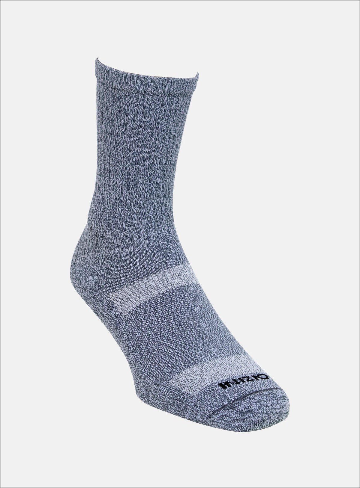 Media canillera color gris para hombre, marca INIZIO, referencia 0603, vista lateral. Compra al por mayor en int.babalu.com.co en USD.