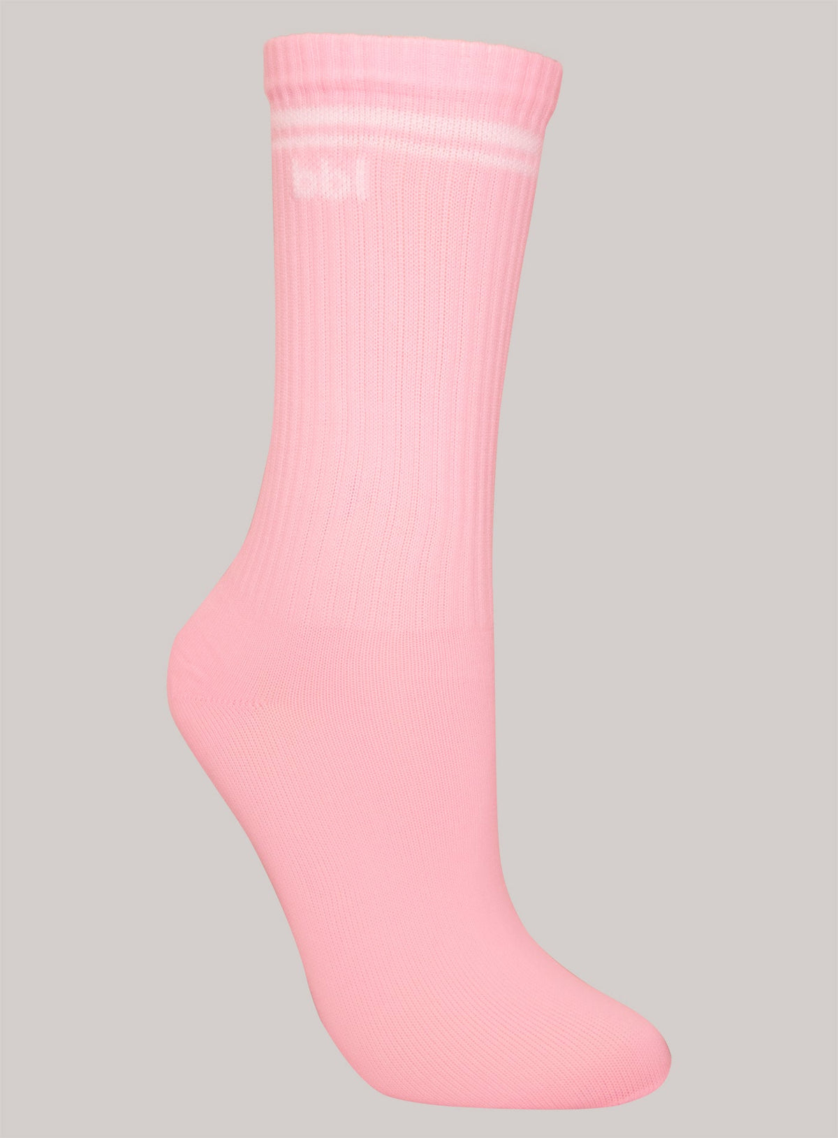 Media deportiva color rosado para mujer, marca BABALÚ, referencia 0693, vista lateral. Compra al por mayor en int.babalu.com.co en USD.