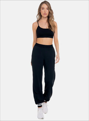 Pantalon casual color negro para mujer, marca BABALÚ, referencia 111793, vista frontal. Compra al por mayor en int.babalu.com.co en USD.