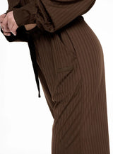 Pantalón deportivo tela rib