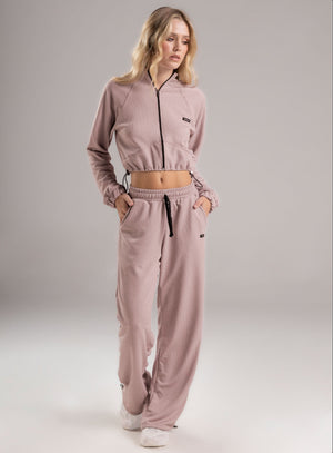 Pantalon estilo color palo rosa para mujer, marca BABALÚ, referencia 113153, vista frontal. Compra al por mayor en int.babalu.com.co en USD.