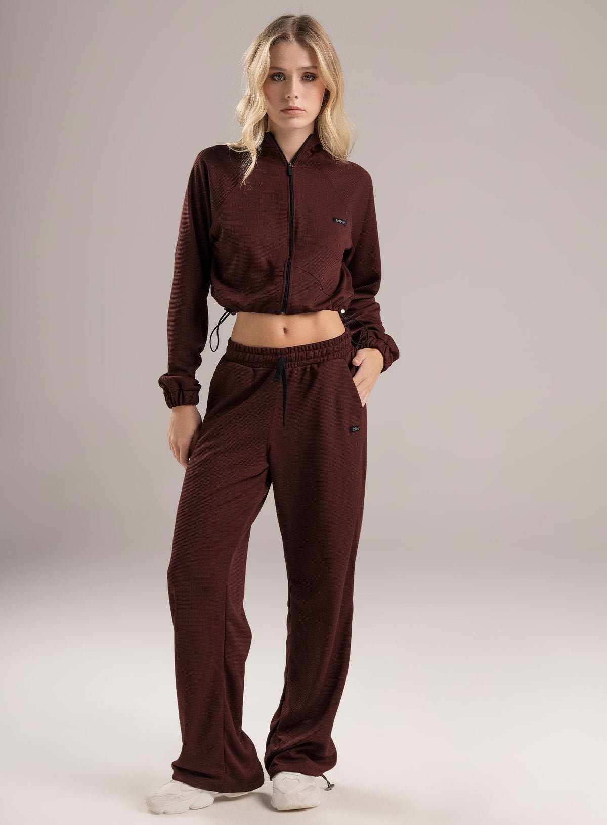 Pantalon estilo color palo rosa para mujer, marca BABALÚ, referencia 113153, vista frontal. Compra al por mayor en int.babalu.com.co en USD.