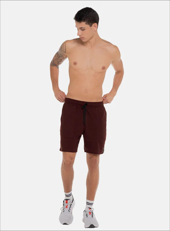 SPORTS SHORTS IN COARSE FABRIC WITH POCKETS - SPECIAL PRICE