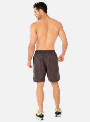 Pantaloneta deportiva color gris para hombre, marca INIZIO, referencia 86366, vista trasera. Compra al por mayor en int.babalu.com.co en USD.