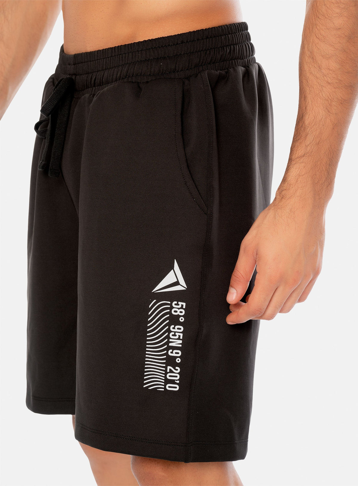 Pantaloneta deportiva para hombre, marca INIZIO, referencia 86166, vista detalle. Compra al por mayor en int.babalu.com.co en USD.
