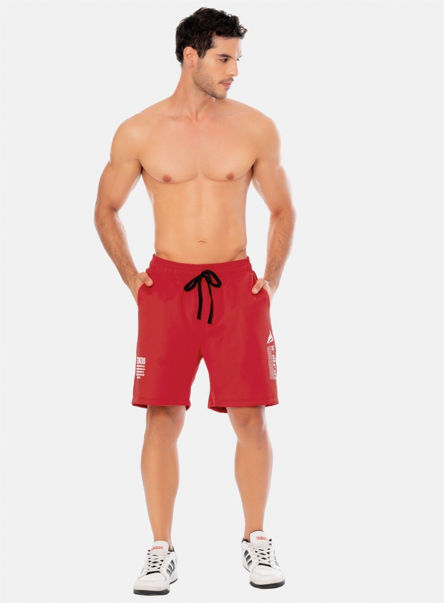 Pantaloneta deportiva para hombre, marca INIZIO, referencia 86166, vista detalle. Compra al por mayor en int.babalu.com.co en USD.