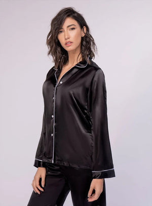 Pijama shiny para mujer, marca BABALÚ, referencia 198, vista detalle. Compra al por mayor en int.babalu.com.co en USD.