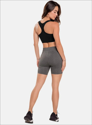 Short deportivo color blanco para mujer, marca BABALÚ, referencia 91513, vista trasera. Compra al por mayor en int.babalu.com.co en USD.