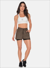 SHORT DEPORTIVO POLIÉSTER SEMI IMPERMEABLE