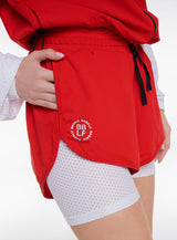 SHORT DEPORTIVO INCLUYE SHORT INTERNO TELA SHERY